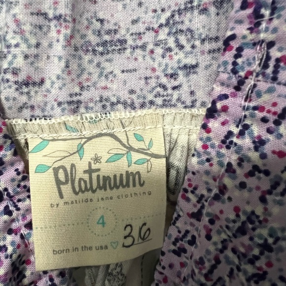 Hocus Pocus Matilda Jane Platinum peasant top - Picture 4 of 6